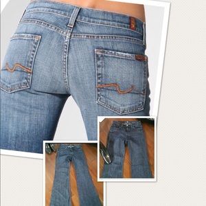 For all Mankind Flare  Ginger  jeans sz 26